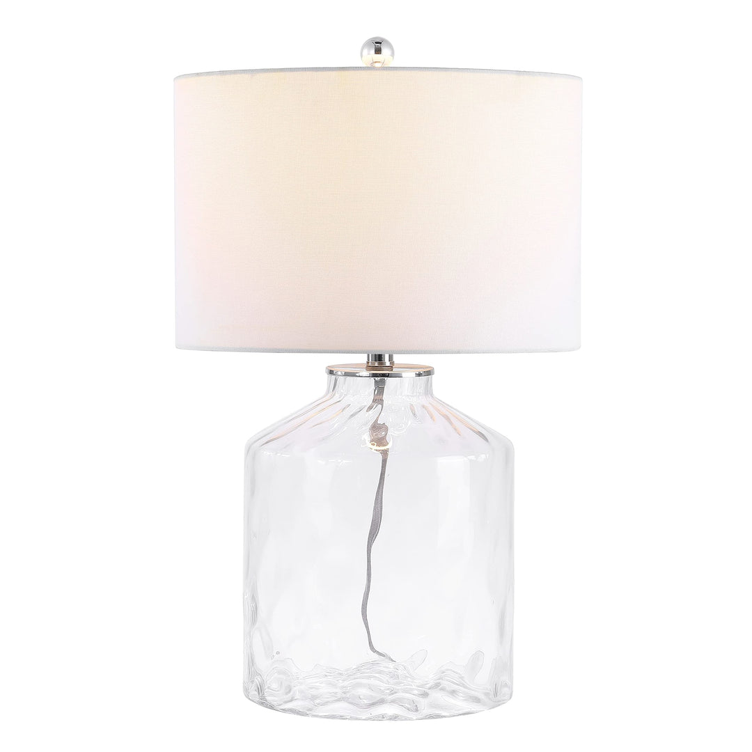 Lighting 24.5" Table Lamp 13" W X D 23" H Clear Modern Contemporary Chrome Bulbs - Diamond Home USA