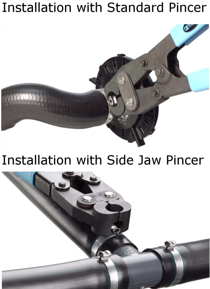 Oetiker 15100013 Stainless Steel Hose Clamp Double Ear Clamp ID Range 21.1 mm - Diamond Home USA