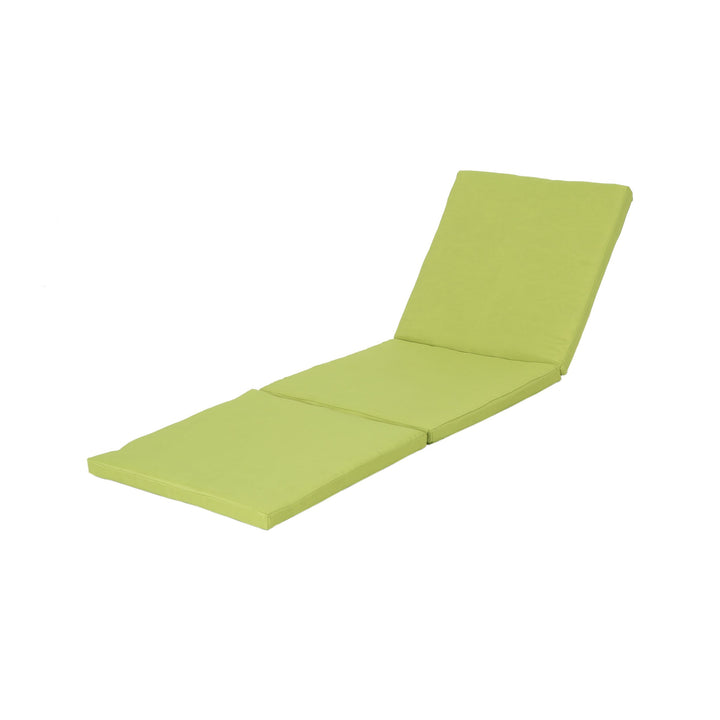 Christopher Knight Home Jamaica Outdoor Water Resistant Chaise Lounge Cushion Green