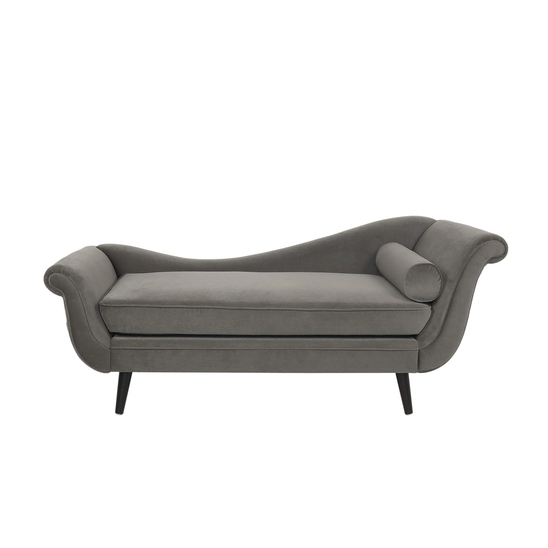 Christopher Knight Home Calvert Chaise Lounge Taupe + Dark Brown 29D x 69W x 30H Taupe+ Dark Brown