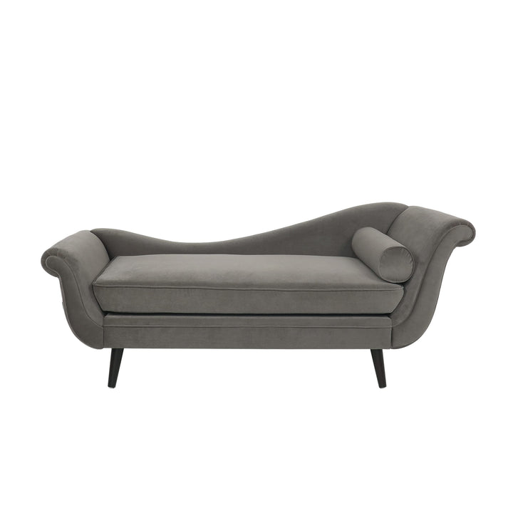 Christopher Knight Home Calvert Chaise Lounge Taupe + Dark Brown 29D x 69W x 30H Taupe+ Dark Brown