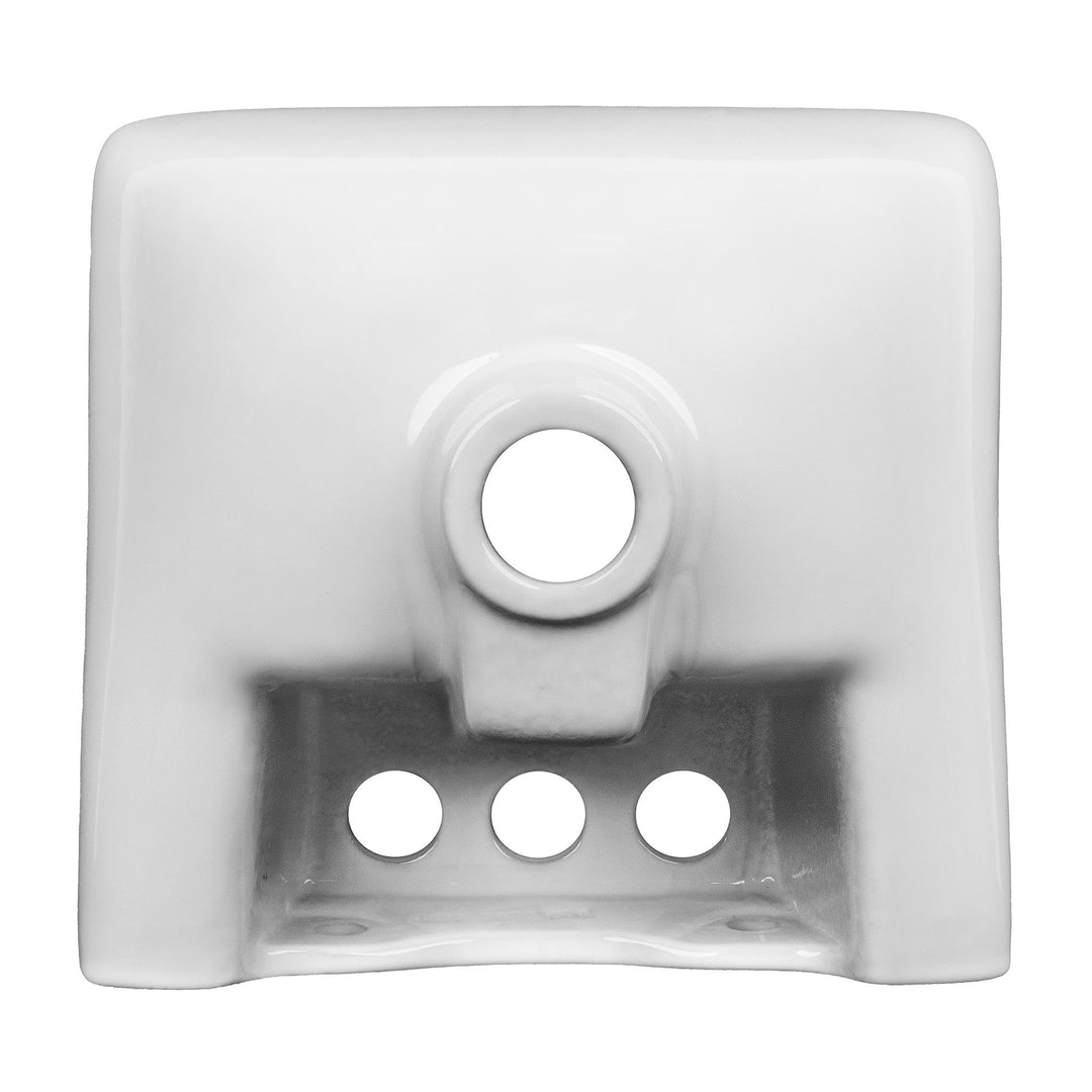 Small Wall Mount Bathroom Sink 12.4"x11" White - Diamond Home USA