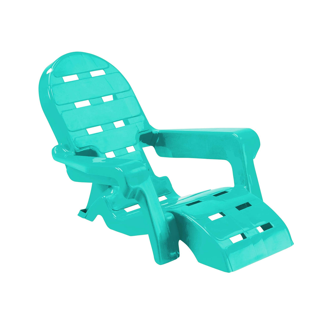 Kid's Beach Chair Assortment 6-Pack - Green/Orange/Purple Boys Girls Made in USA - Diamond Home USA