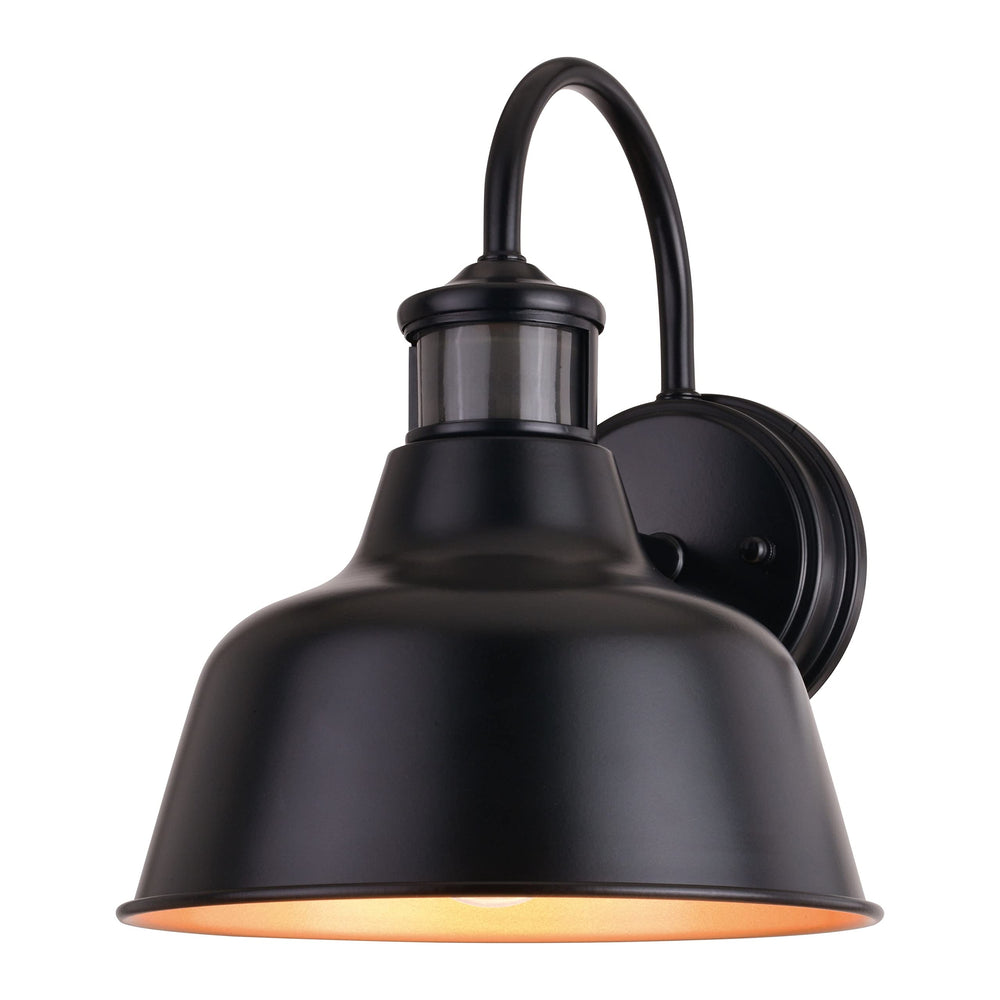 Dark Bronze Motion Sensor Dusk to Dawn Outdoor Wall Light Farmhouse Metal - Diamond Home USA