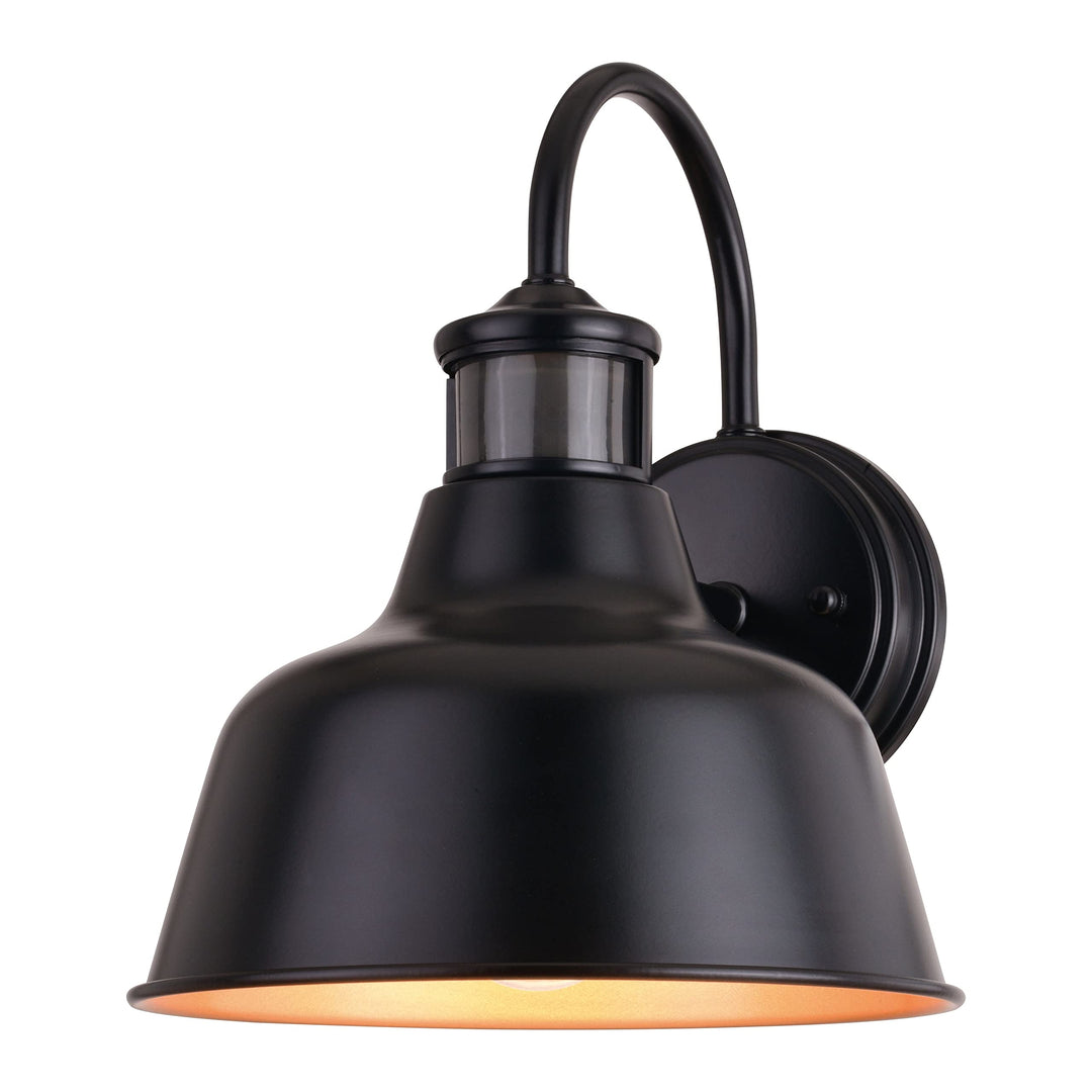 Dark Bronze Motion Sensor Dusk to Dawn Outdoor Wall Light Farmhouse Metal - Diamond Home USA