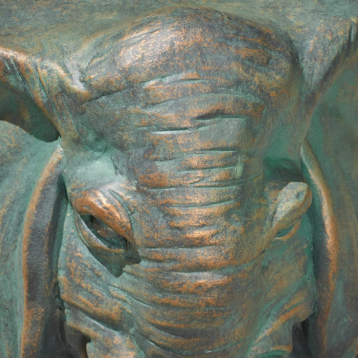 Christopher Knight Home Salome Elephant Garden Stool Copper Patina - Diamond Home USA