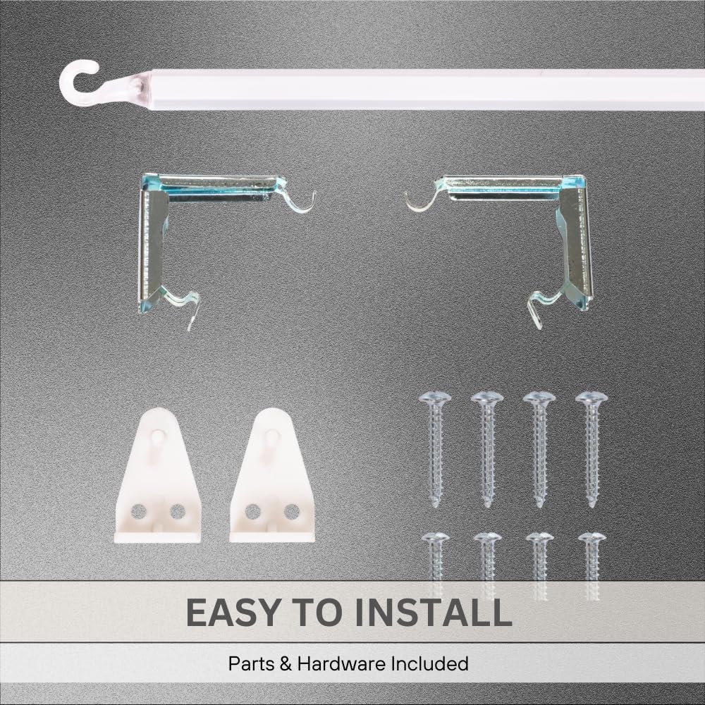 1" Cordless Aluminum Blind - White