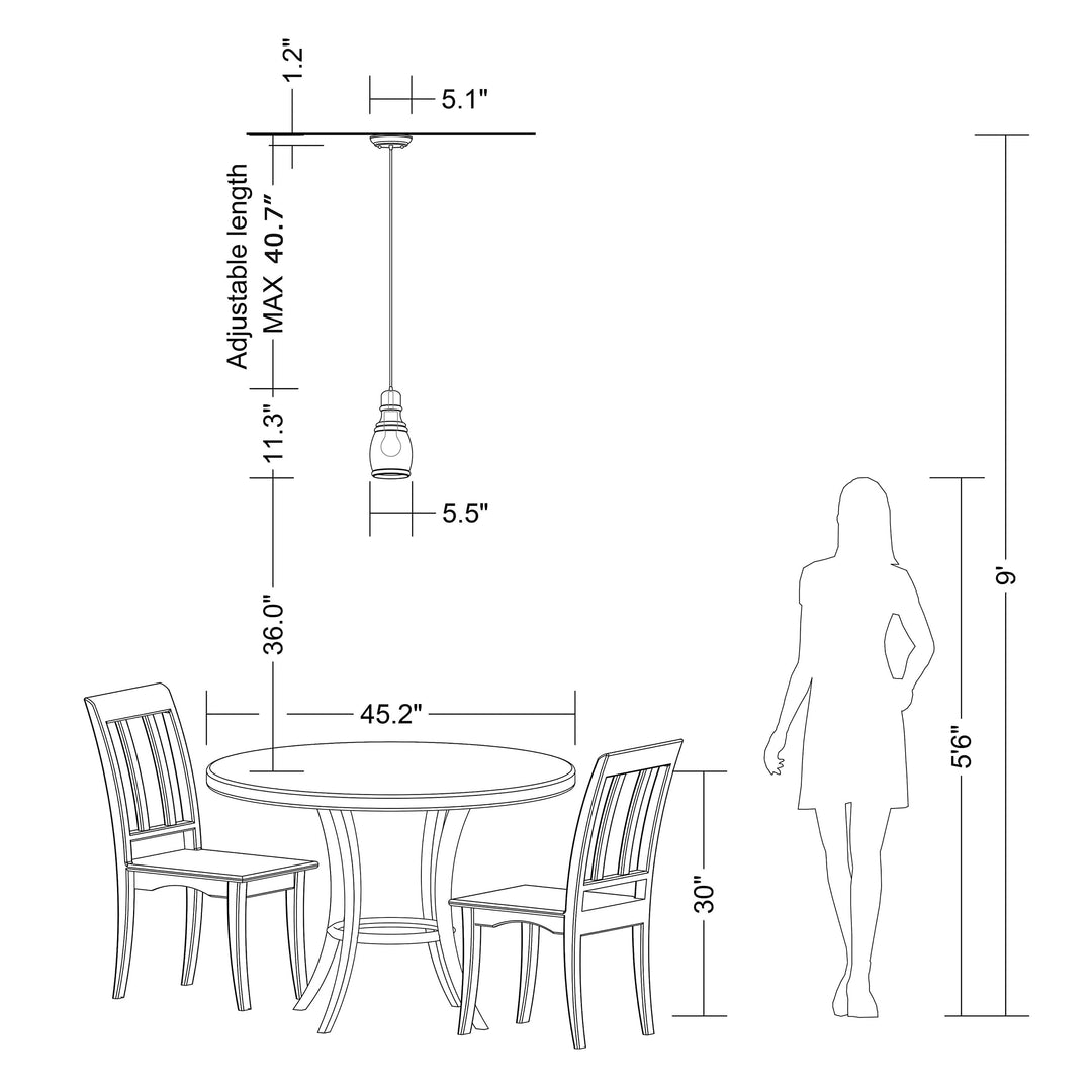 The Lighting Store Mariana Antique Black Mini Pendant with Cognac Long Oval - Diamond Home USA