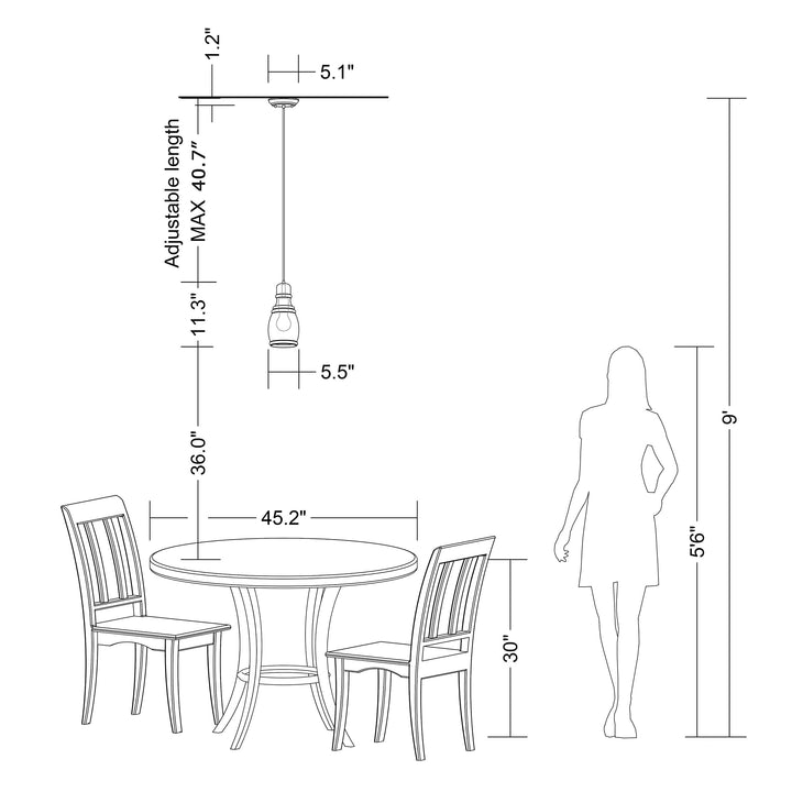 The Lighting Store Mariana Antique Black Mini Pendant with Cognac Long Oval - Diamond Home USA