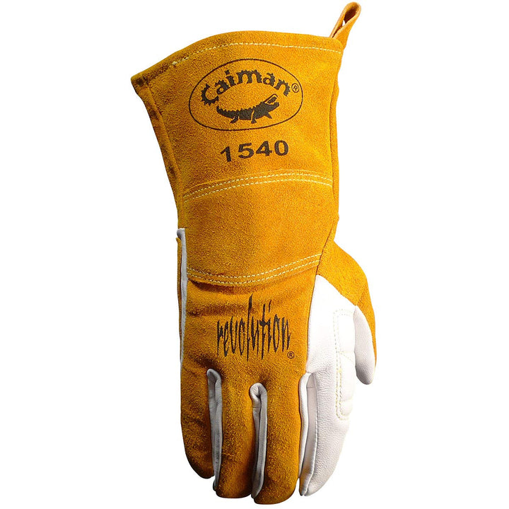 Caiman Premium Goat Grain TIG/Multi-Task Welding Gloves Split Cowhide Back - Diamond Home USA