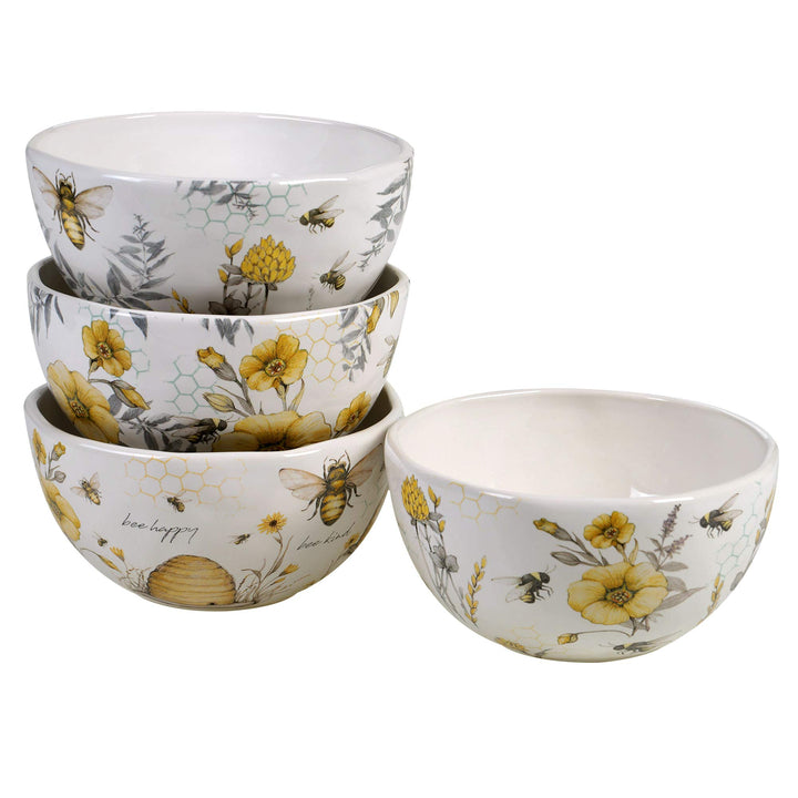 Bee Sweet 16 piece Dinnerware Set Service for 4 - Diamond Home USA
