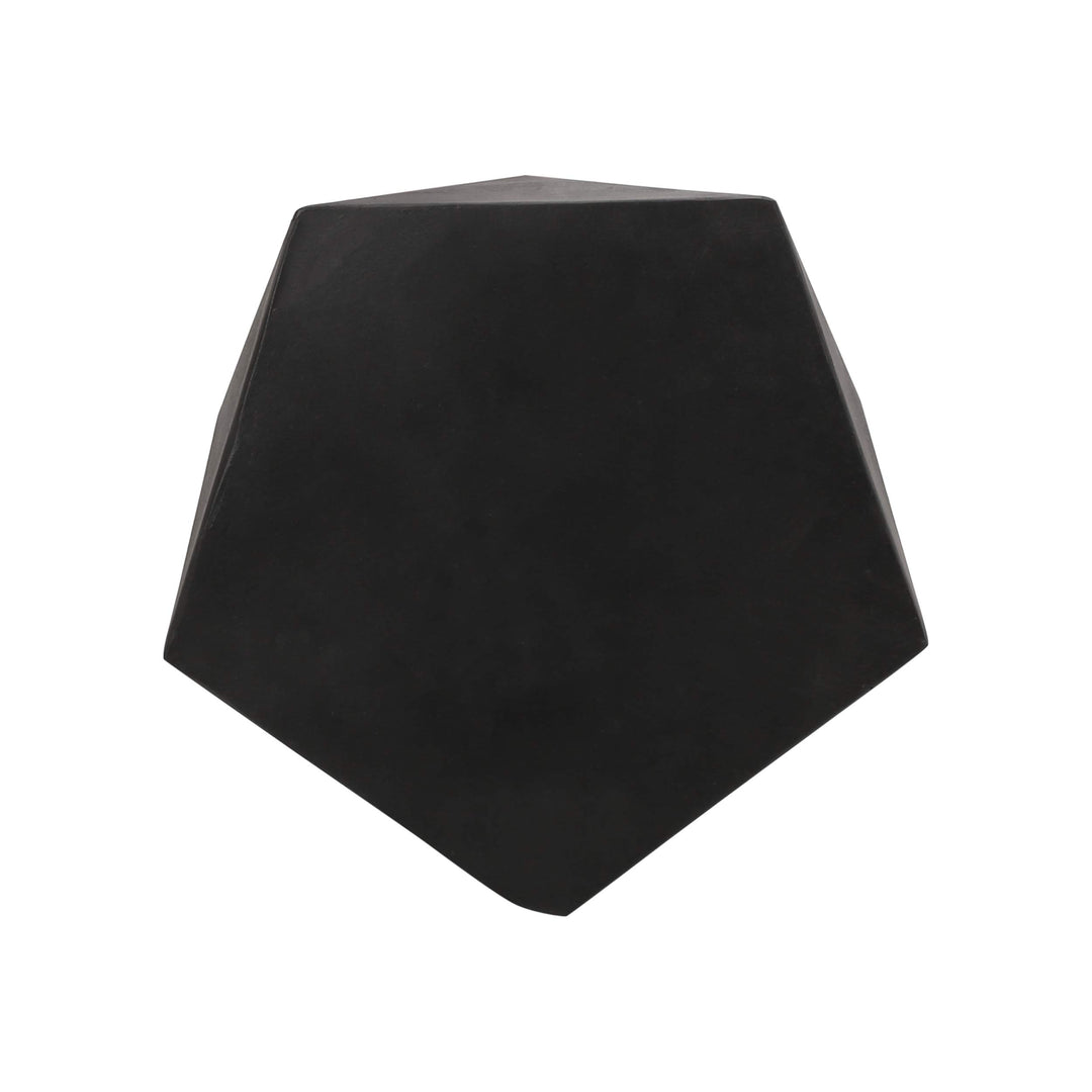 Christopher Knight Home Daria Outdoor Side Table Matte Black - Diamond Home USA