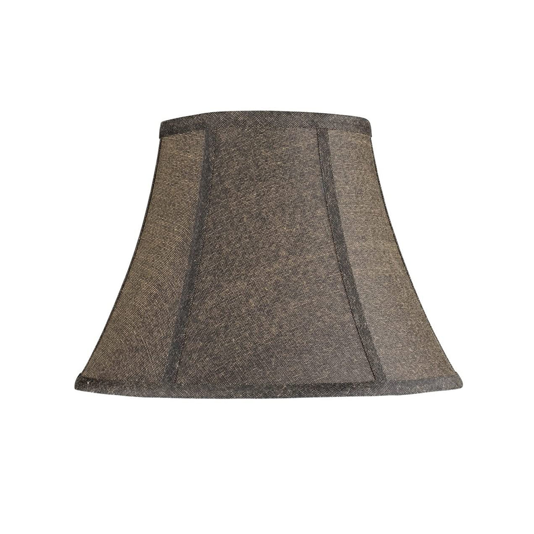 Bell Shape Spider Construction Lamp Shade In Black (7" X 13" 9 1/2")