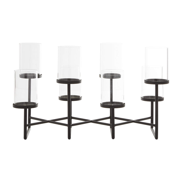 Black Metal Modern Candelabra 15 X 26 12 Contemporary - Diamond Home USA