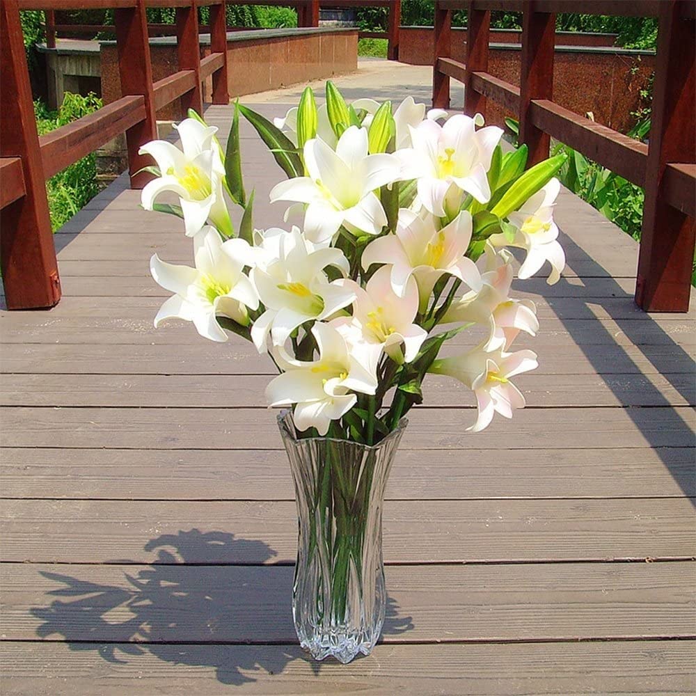 Flower Vases Tail Shape for Home Wedding -with Color Box Multi Ceramic - Diamond Home USA