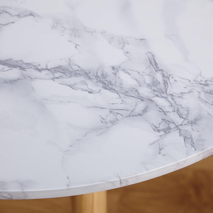 Target Marketing Systems Laminated Marble Darcy Table Natural - Diamond Home USA