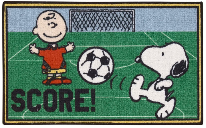 Nourison Peanuts by Friends Green Accent Rug - 1'6" x 2'6"