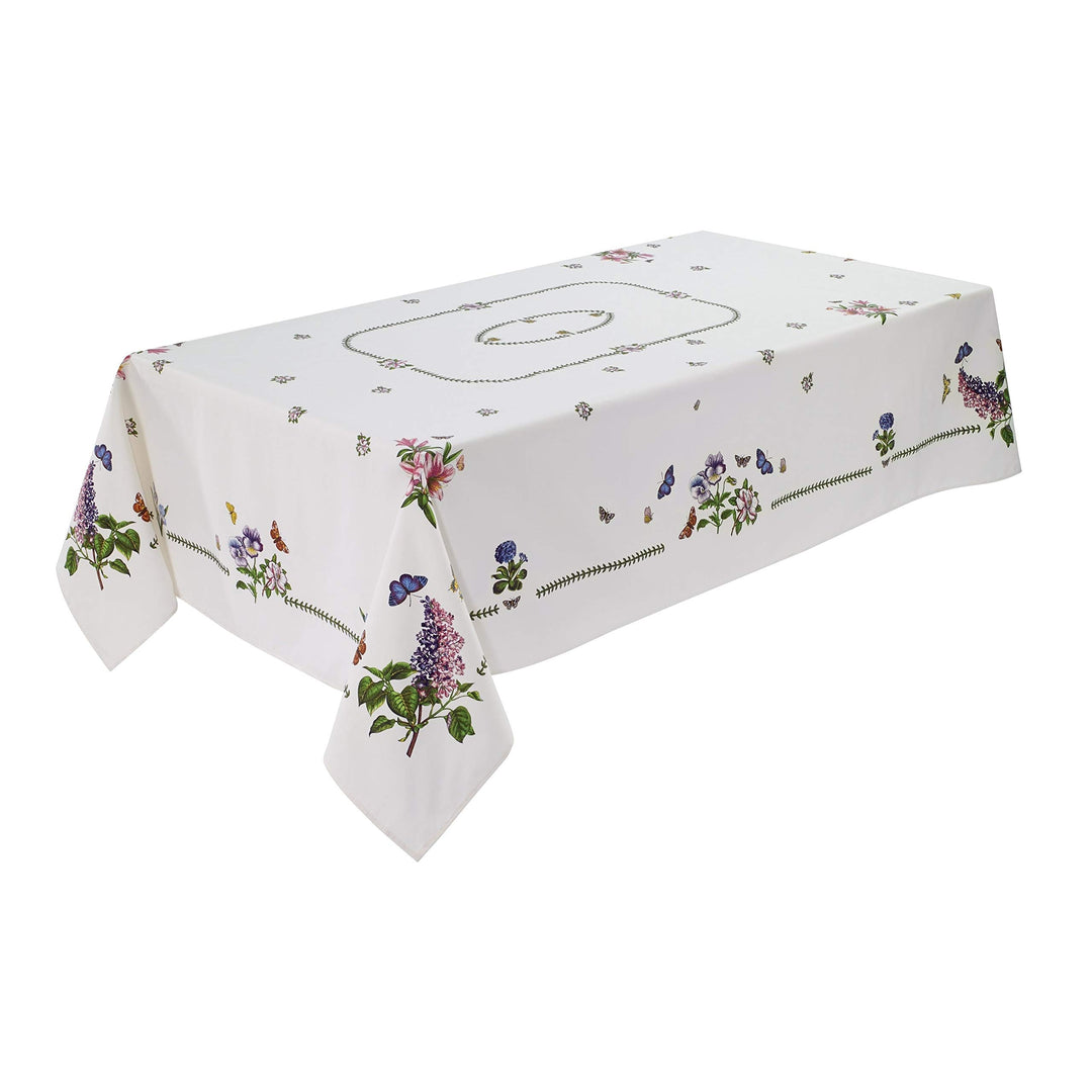 Botanic Garden 60x84 Table Cloth Cream Rectangle Polyester