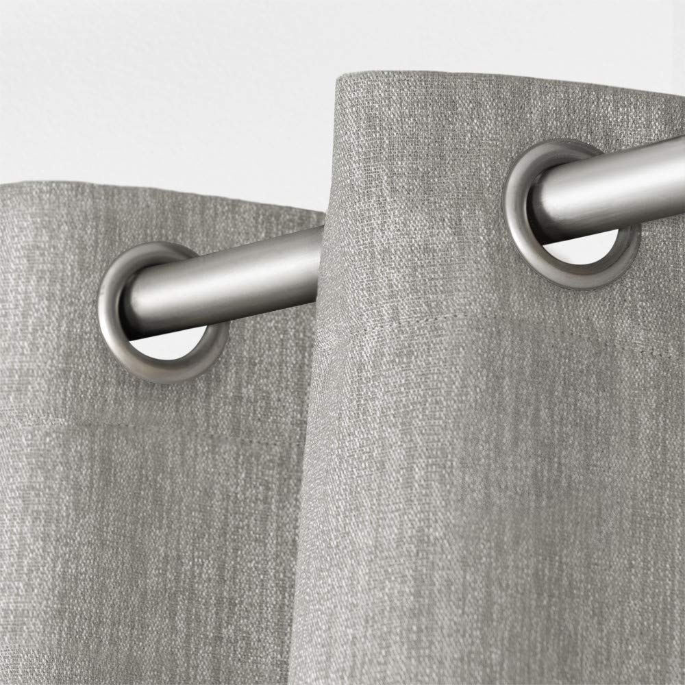 Exclusive Home Vesta Heavyweight Textured Linen Room Darkening Blackout