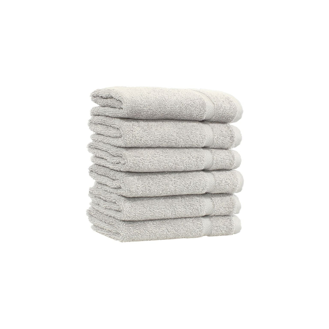 Linum Home Textiles 100% Turkish Cotton Denzi Washcloths Set of 6