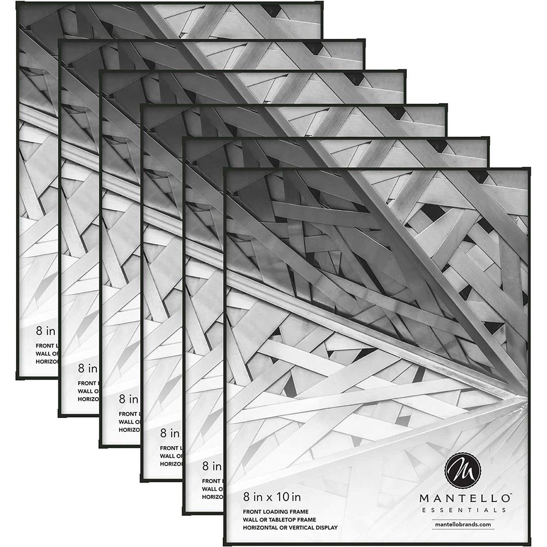 8x10 Front Loading Picture Frames Multi Color Square Wood