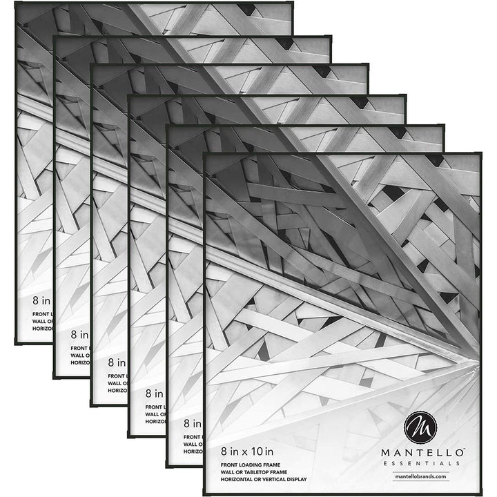 8x10 Front Loading Picture Frames Multi Color Square Wood