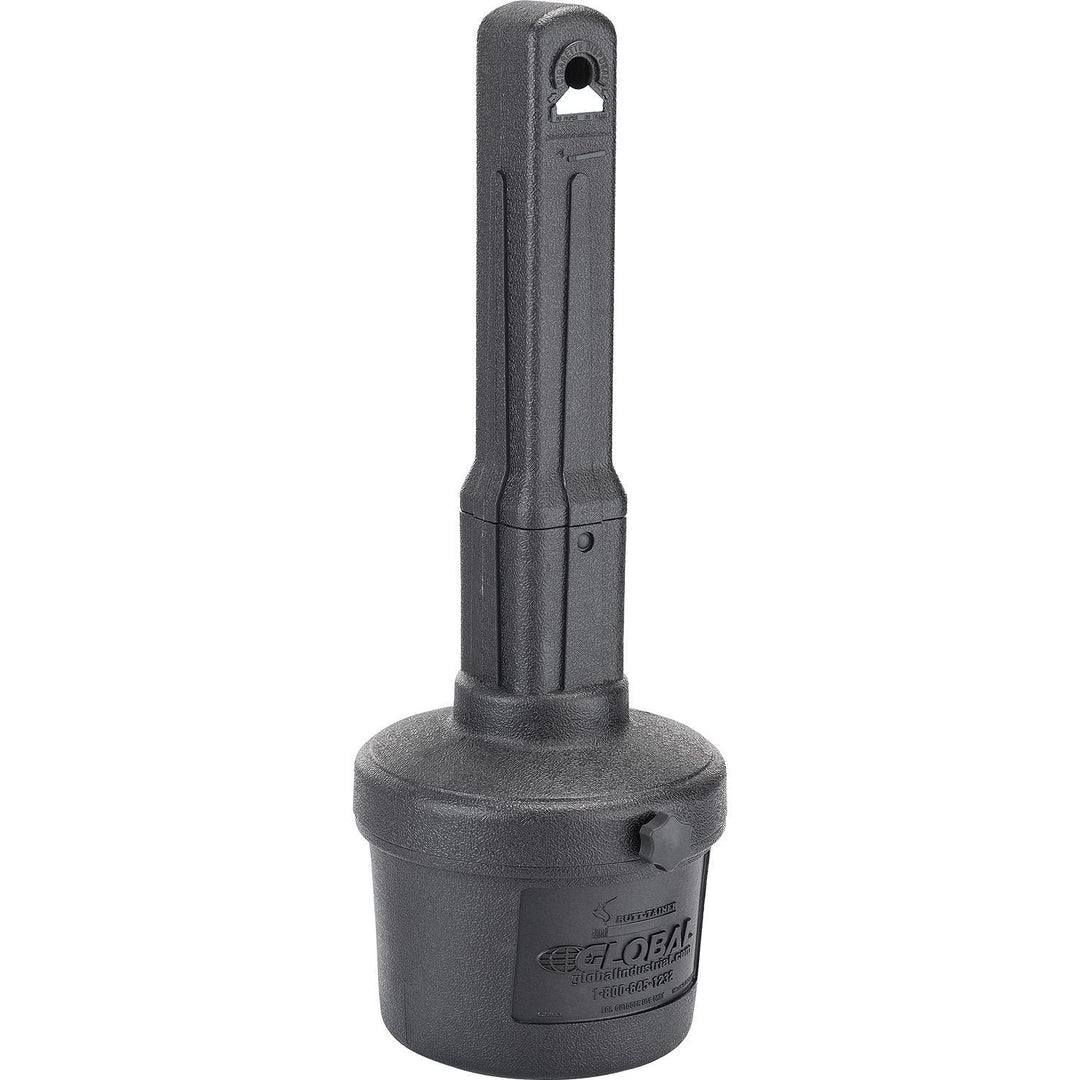 Global Industrial Black Outdoor Ashtray 1-1/2 Gallon