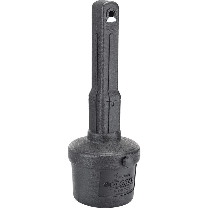 Global Industrial Black Outdoor Ashtray 1-1/2 Gallon