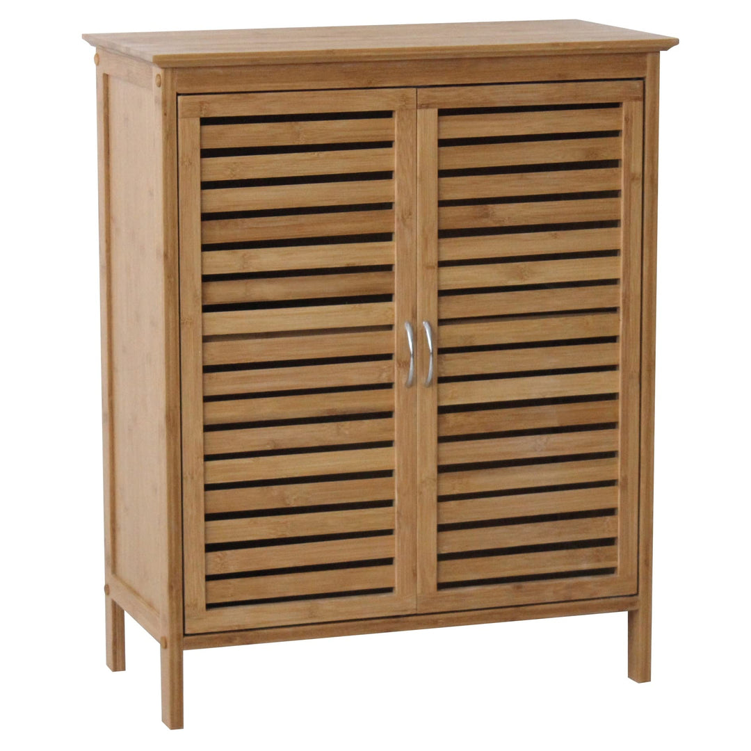 Gallerie Decor Bamboo Floor Cabinet One Size Natural Brown