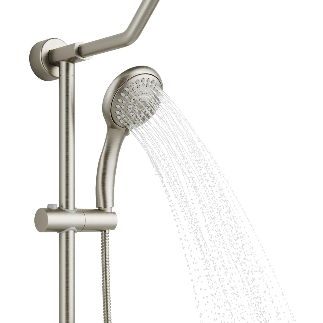 PULSE ShowerSpas 1011-III-BN Kauai III Shower System with 8" Rain Showerhead Brushed nickel - Diamond Home USA