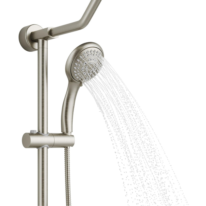 PULSE ShowerSpas 1011-III-BN Kauai III Shower System with 8" Rain Showerhead Brushed nickel - Diamond Home USA