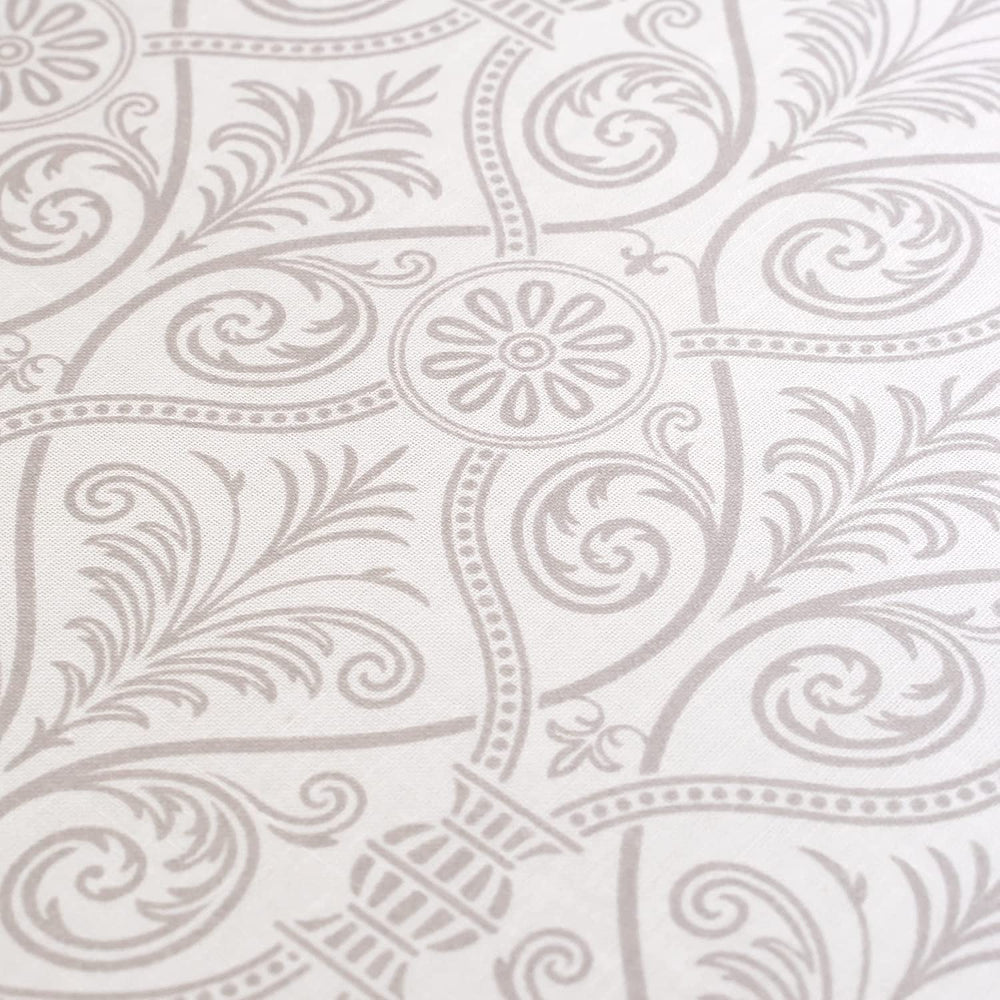 Damask Triple Layer Ironing Board Cover and Pad 15" X 54" Grey Cotton - Diamond Home USA