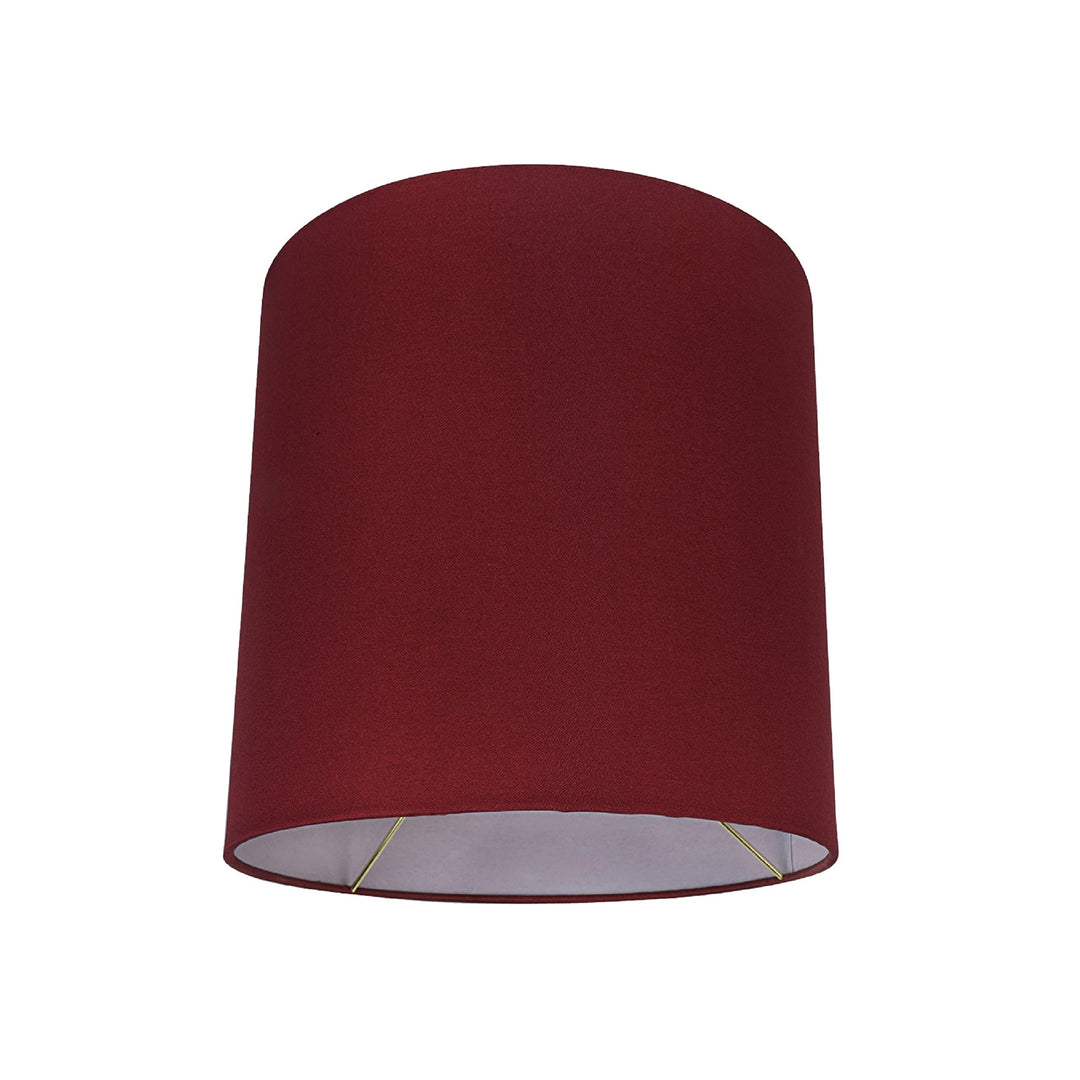 Drum/cylinder Uno Lamp Shade Blood Red (10"x10"x10") Transitional - Diamond Home USA