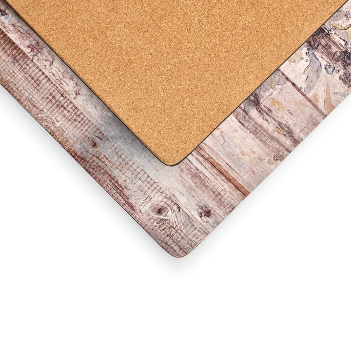 Frozen in Time Placemats Set of 4 15.7 Inches X 11.7 Each Beige Brown Casual - Diamond Home USA