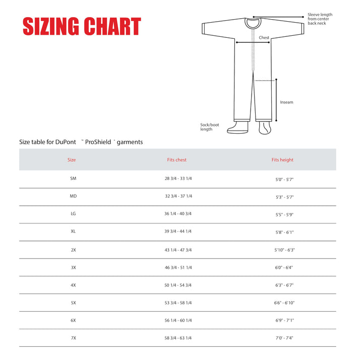 DuPont ProShield 10 PB127S Disposable Protective Coverall with Standard Fit Hood - Diamond Home USA