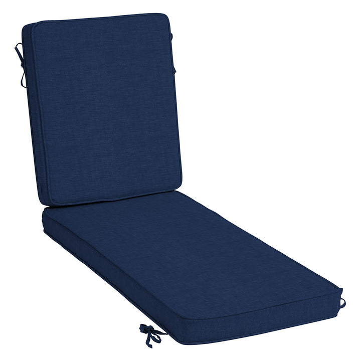 Arden Selections ProFoam Essentials Outdoor Chaise Lounge Cushion 46 x 21 72 L x 21 W x 3.5 H in - Sapphire Blue Leala