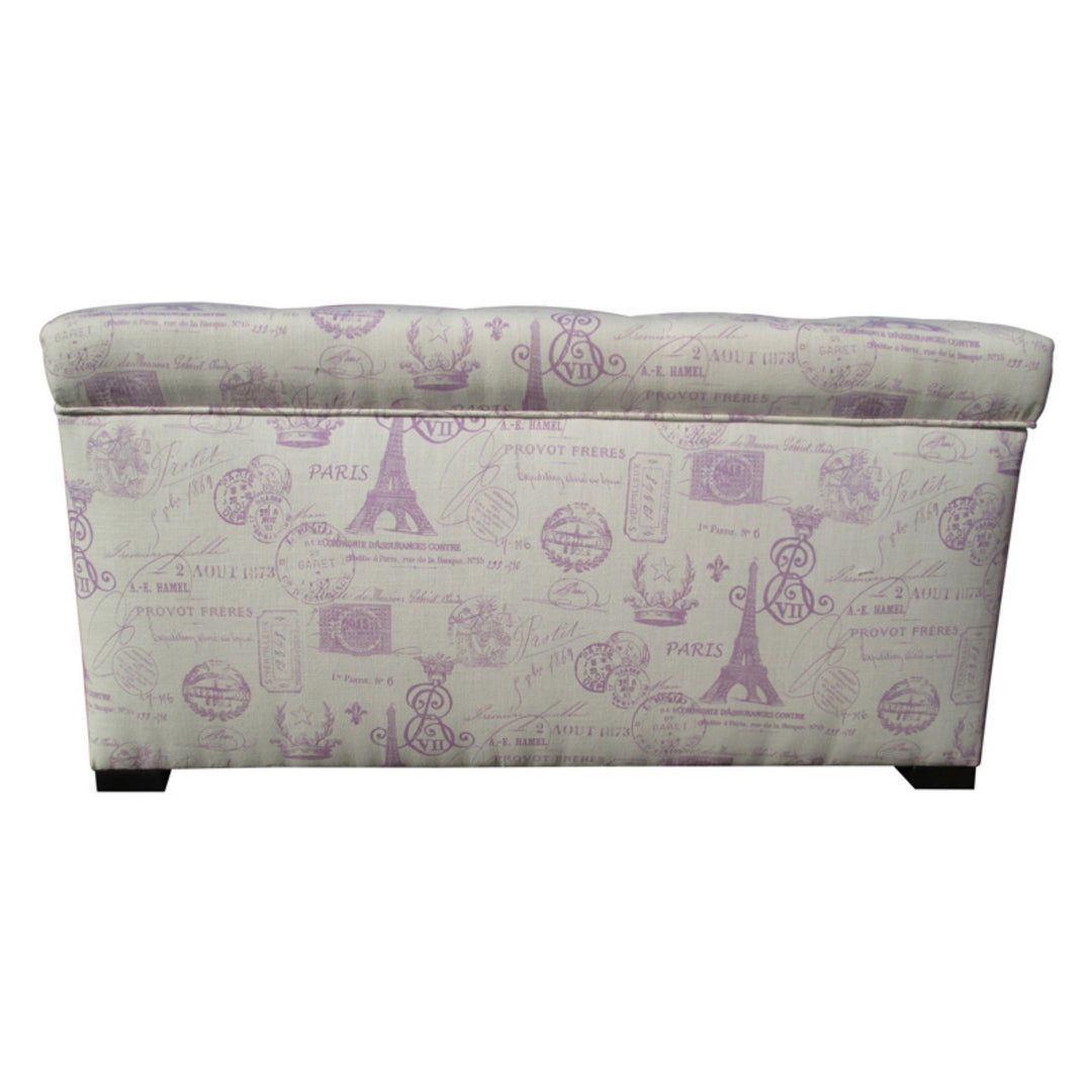 Sole Designs Angela Collection Bedroom Entryway Storage Trunk 8 Button Tufted - Diamond Home USA