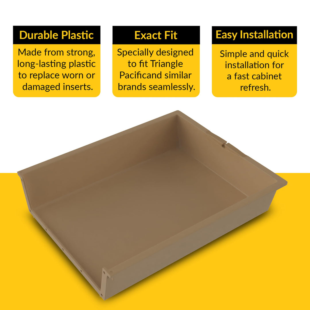 Strybuc Industries 45-90 Cabinet Drawer Insert 20-1/2" Width x 4" Height Plastic - Diamond Home USA
