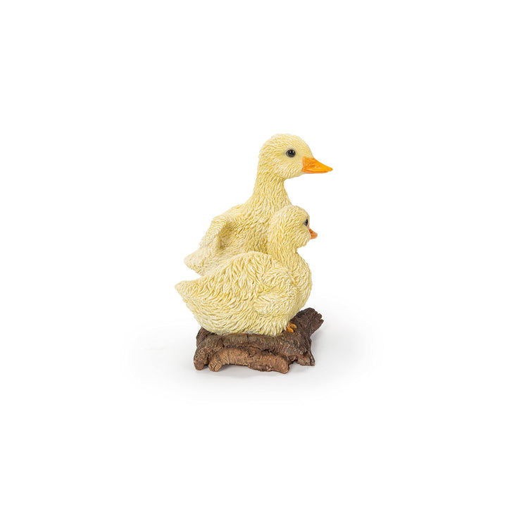 Playful Ducklings Garden Statue -Yellow Yellow Polyresin - Diamond Home USA