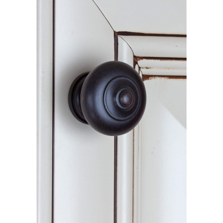 1.5-inch Oil Rubbed Bronze Round Ring Mushroom Cabinet Knobs (Pack of 10) - Diamond Home USA