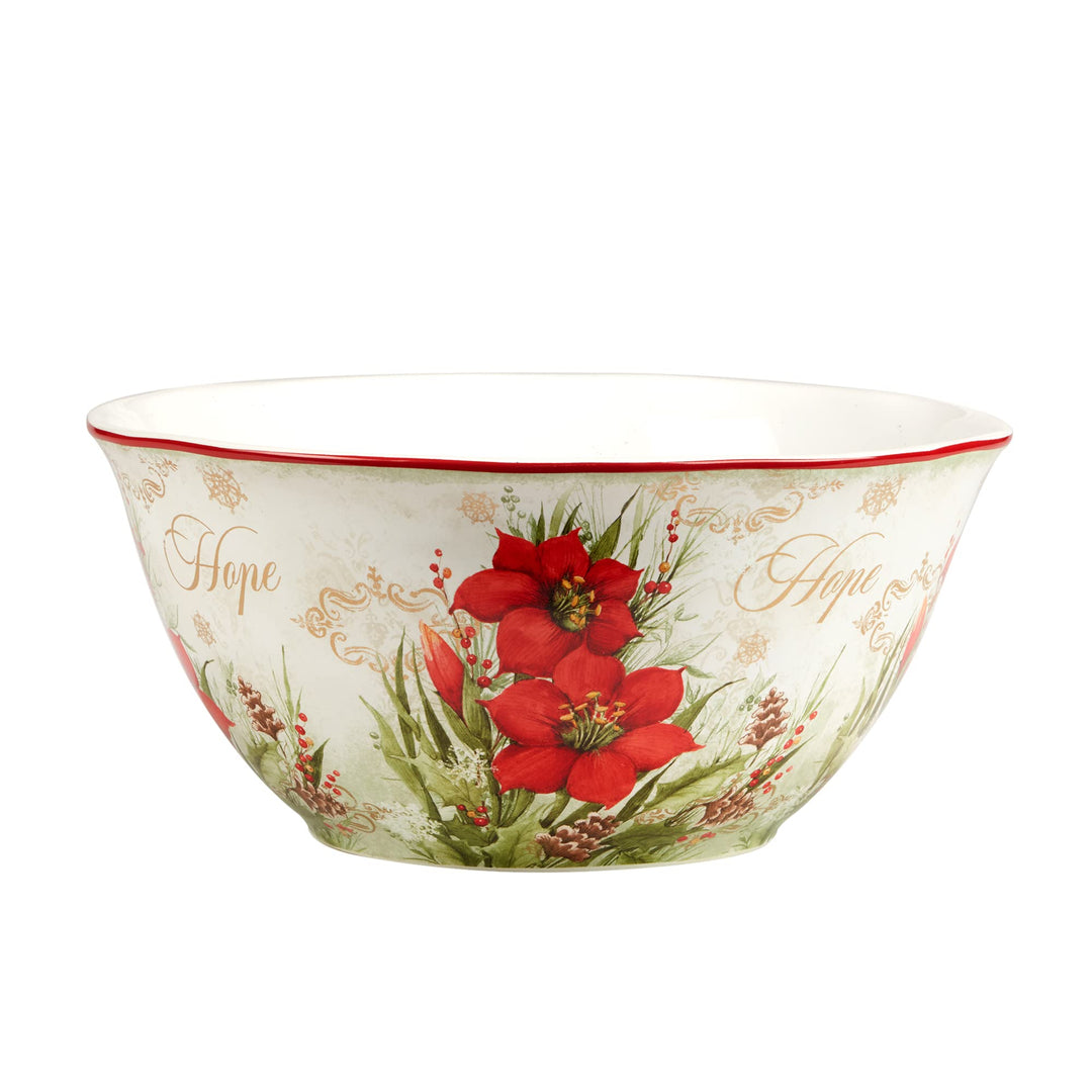 Certified International Winter's Medley Deep Serving Bowl 136 oz.