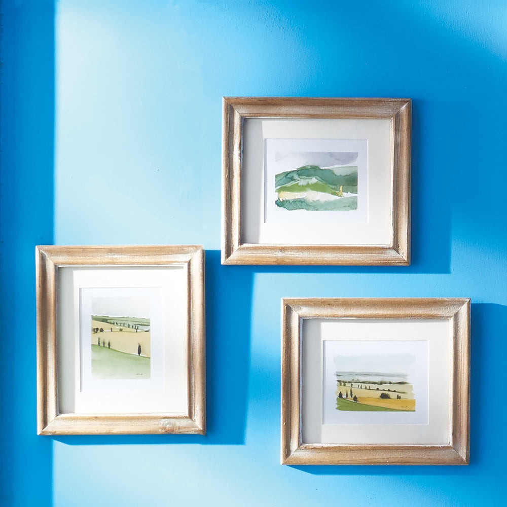 Italian Landscape Prints Set of 3 Green Transitional Framed - Diamond Home USA