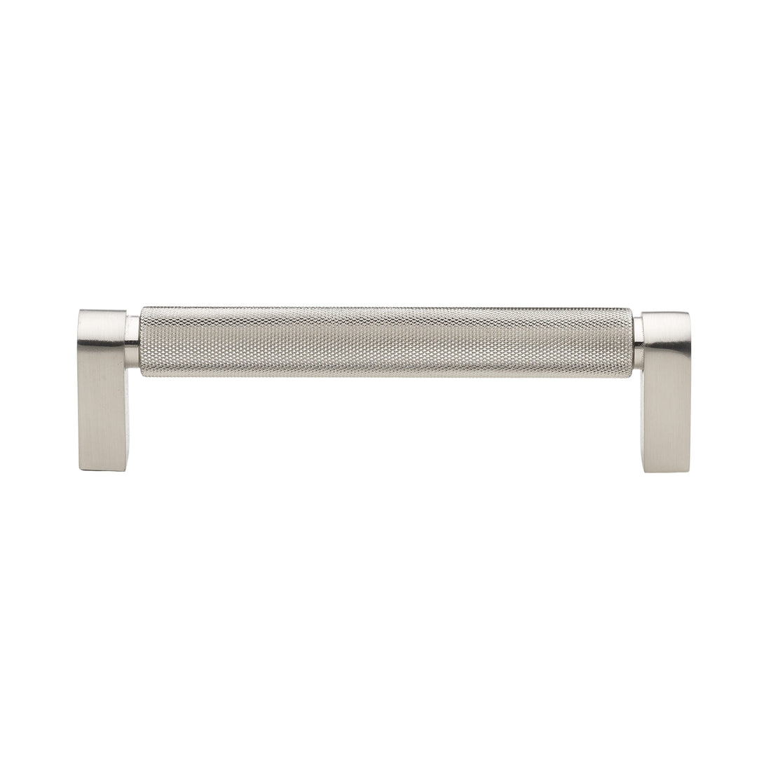 GlideRite Solid Knurled Bar Pull Cabinet Hardware Handle 4788 Satin Nickel (10 5