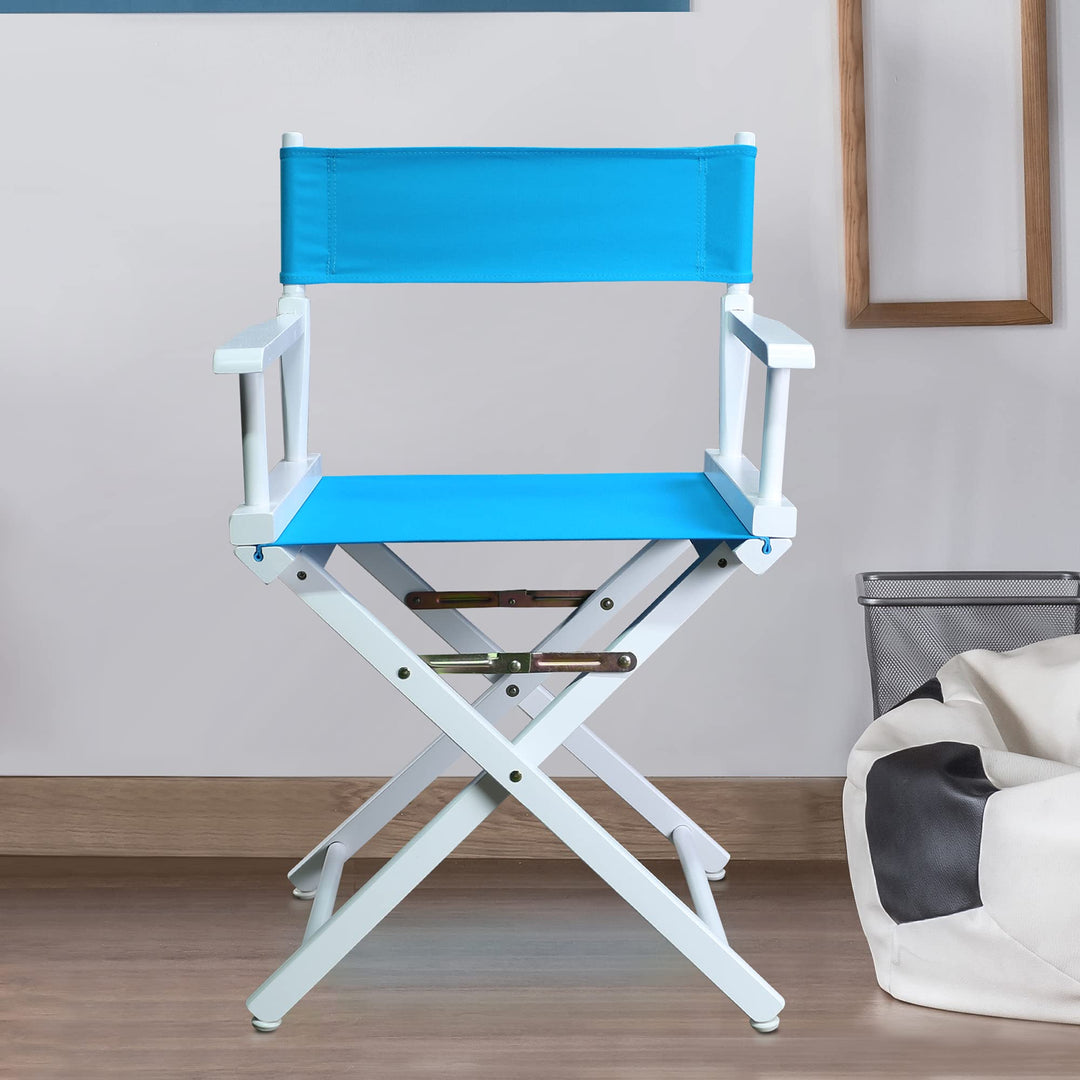 Casual Home 200-01/021-22 Director Chair 18" - Classic Height WhiteFrame/Pink