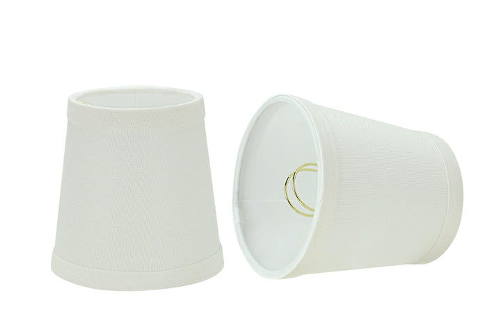 Aspen Creative 32719-2 Small Hardback Empire Shape Chandelier Clip-On Lamp Shade