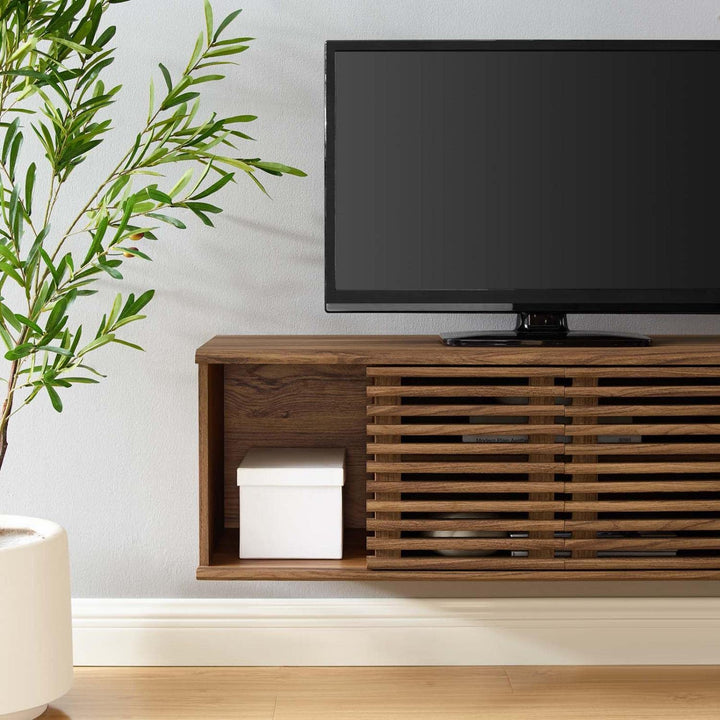 Modway Render 46" Mid-Century Modern all Mount Media Console TV Stand 46 Inch - Diamond Home USA