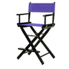 Casual Home Black Frame/Purple Canvas 24" Counter Height Directors-Chairs