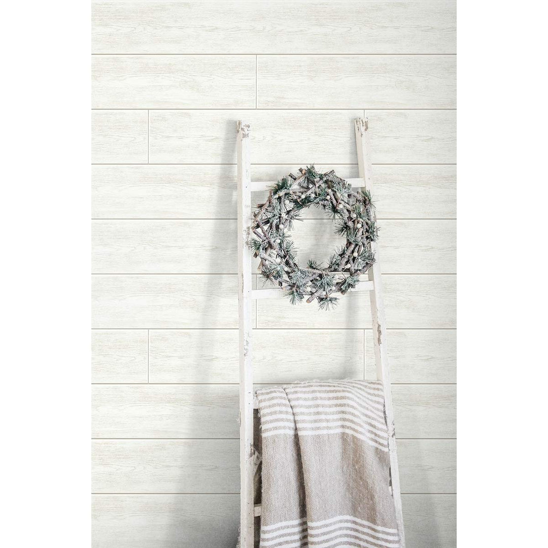 Farmhouse Shiplap Christmas Peel and Stick Wallpaper 20.5 in. W X 18 Ft. L - Diamond Home USA