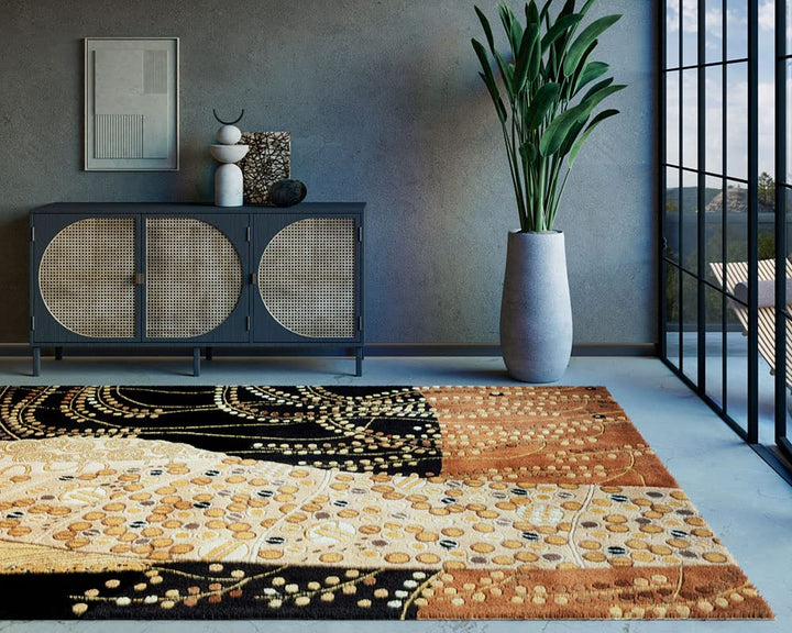 Momeni New Wave Hand Tufted New Zealand Wool Contemporary Abstract Area Rug