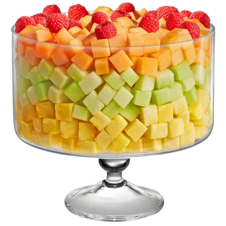 Barski European Beautiful Large 170 oz Trifle Bowl - Glass Trifle Bowl on